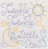 Twinkle Twinkle Little Star Square (Vintage)