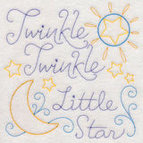 Twinkle Twinkle Little Star Square (Vintage)