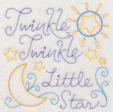 Twinkle Twinkle Little Star Square (Vintage)