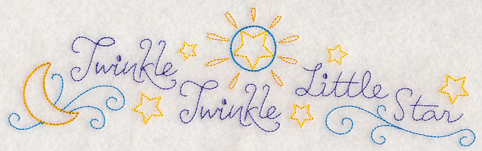 Twinkle Twinkle Little Star Border (Vintage)