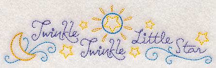 Twinkle Twinkle Little Star Border (Vintage)