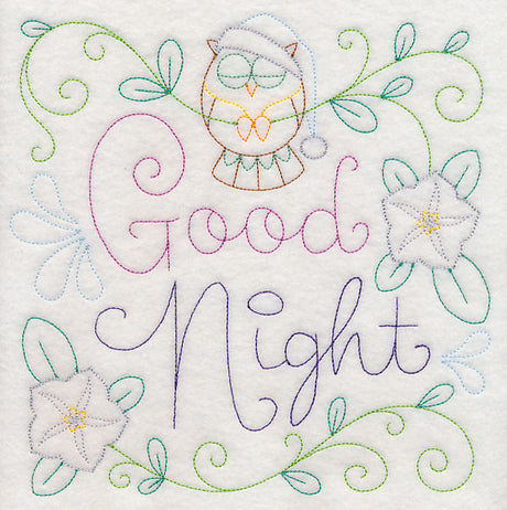 Good Night Square (Vintage)