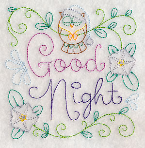 Good Night Square (Vintage)