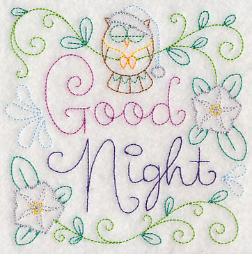 Good Night Square (Vintage)