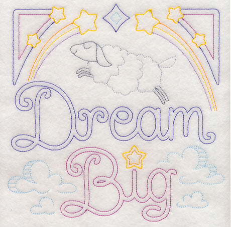 Dream Big Square (Vintage)