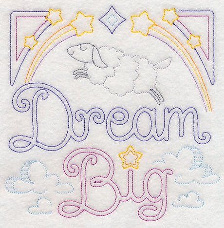 Dream Big Square (Vintage)
