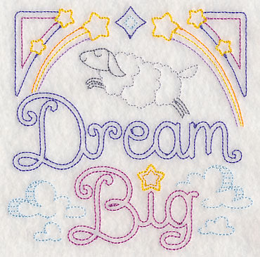Dream Big Square (Vintage)