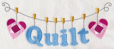 We Love Quilting Clothesline
