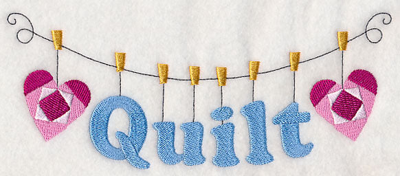 We Love Quilting Clothesline