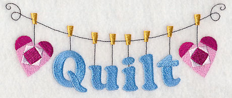 We Love Quilting Clothesline