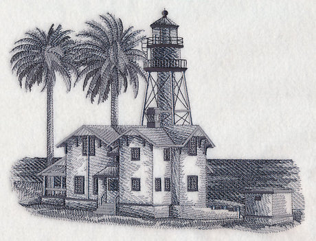 New Point Loma Lighthouse Sketch (California)
