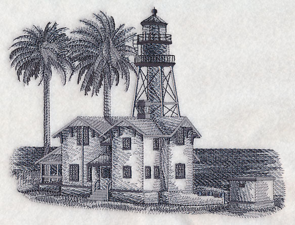 New Point Loma Lighthouse Sketch (California)