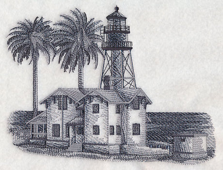 New Point Loma Lighthouse Sketch (California)