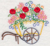 Flower Cart with Roses