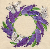 Lavender and Butterfly Wreath