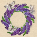 Lavender and Butterfly Wreath