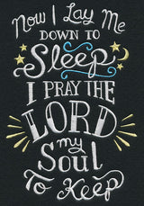 Now I Lay Me Down To Sleep