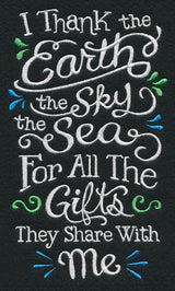 I Thank the Earth, the Sky, the Sea