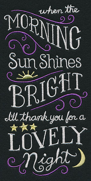 When the Morning Sun Shines Bright