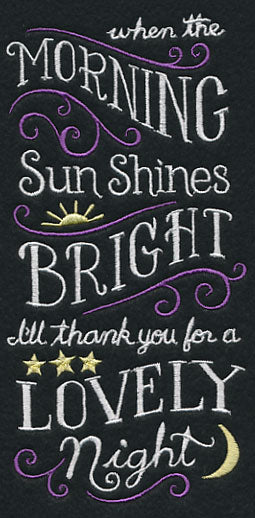 When the Morning Sun Shines Bright