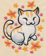 Cat in Asian Watercolor