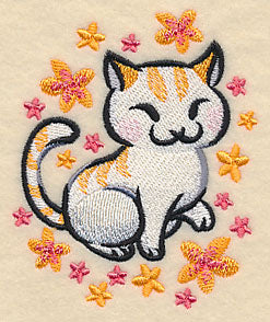 Cat in Asian Watercolor