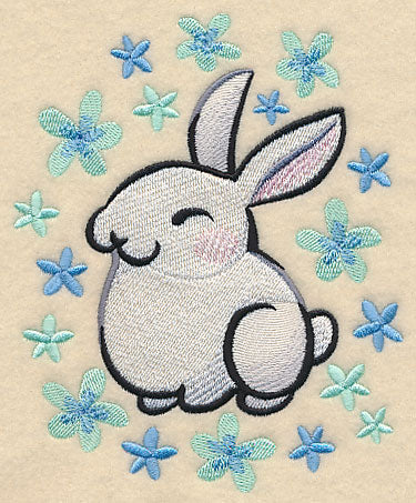 Bunny in Asian Watercolor