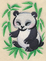 Panda in Asian Watercolor