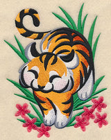 Tiger in Asian Watercolor