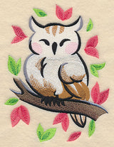 Owl in Asian Watercolor