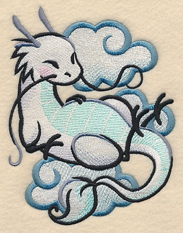 Dragon in Asian Watercolor