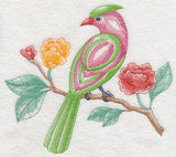 Bird on Blooming Branch (Toile)