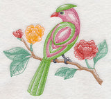 Bird on Blooming Branch (Toile)