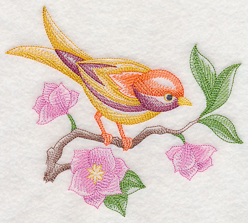 Bird Perching Pretty (Toile)