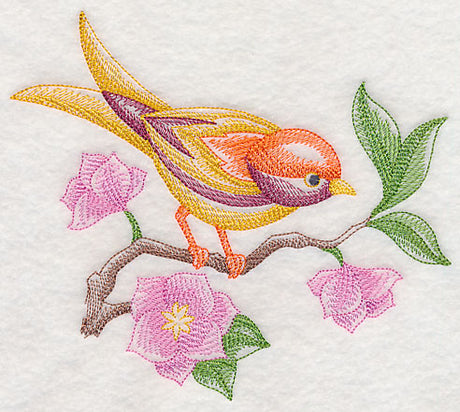 Bird Perching Pretty (Toile)