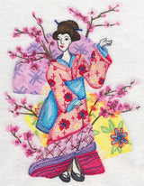 Geisha in Watercolor