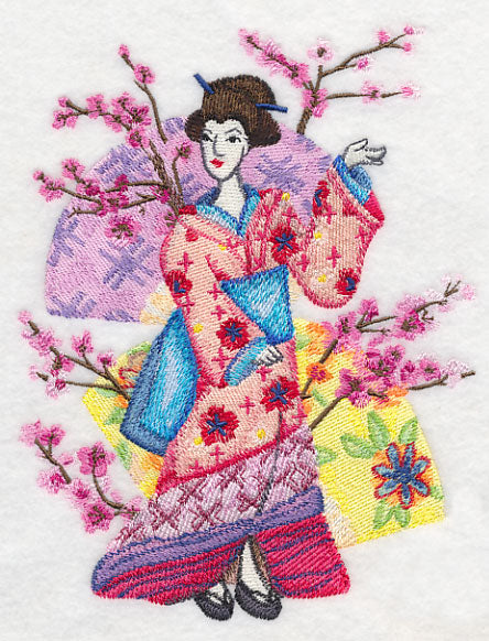 Geisha in Watercolor
