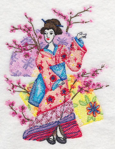 Geisha in Watercolor