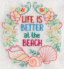 Life is Better at the Beach Wreath
