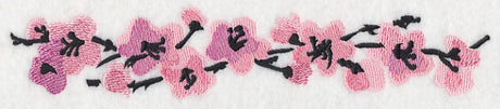Cherry Blossoms in Bloom Border