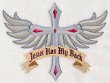 Jesus Has My Back With Wings