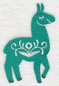 Swedish Llama Silhouette