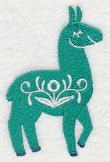 Swedish Llama Silhouette