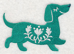 Swedish Dachshund Silhouette