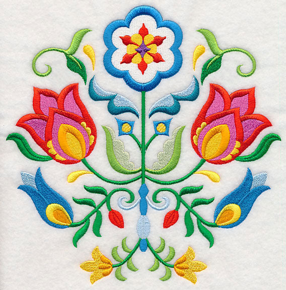 Swedish Folk Art - Flowers