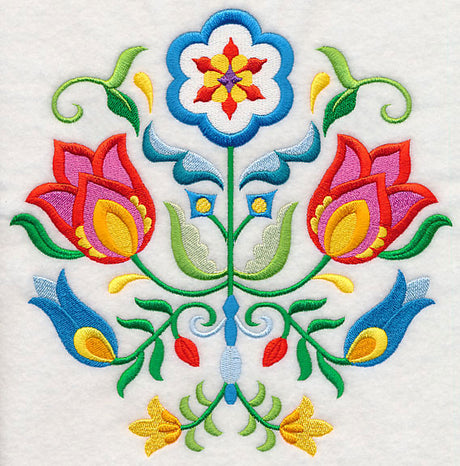 Swedish Folk Art - Flowers