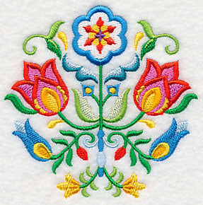 Swedish Folk Art - Flowers