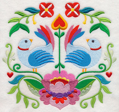 Swedish Folk Art - Birds