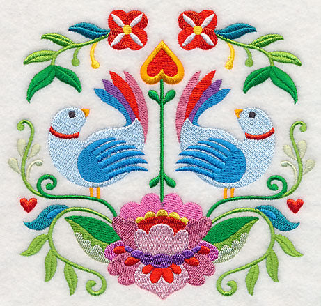 Swedish Folk Art - Birds