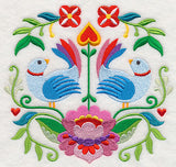 Swedish Folk Art - Birds